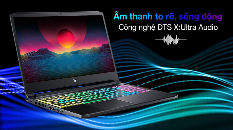 Hệ thống &acirc;m thanh tr&ecirc;n Acer Predator Triton 300 l&agrave; cực kỳ chất lượng